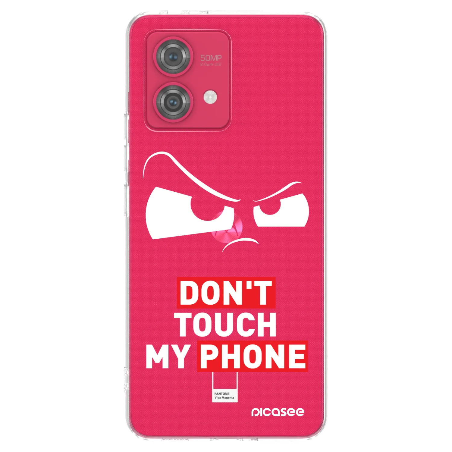 Picasee silikonový průhledný obal pro Motorola Moto G84 5G - Cloudy Eye - Transparent