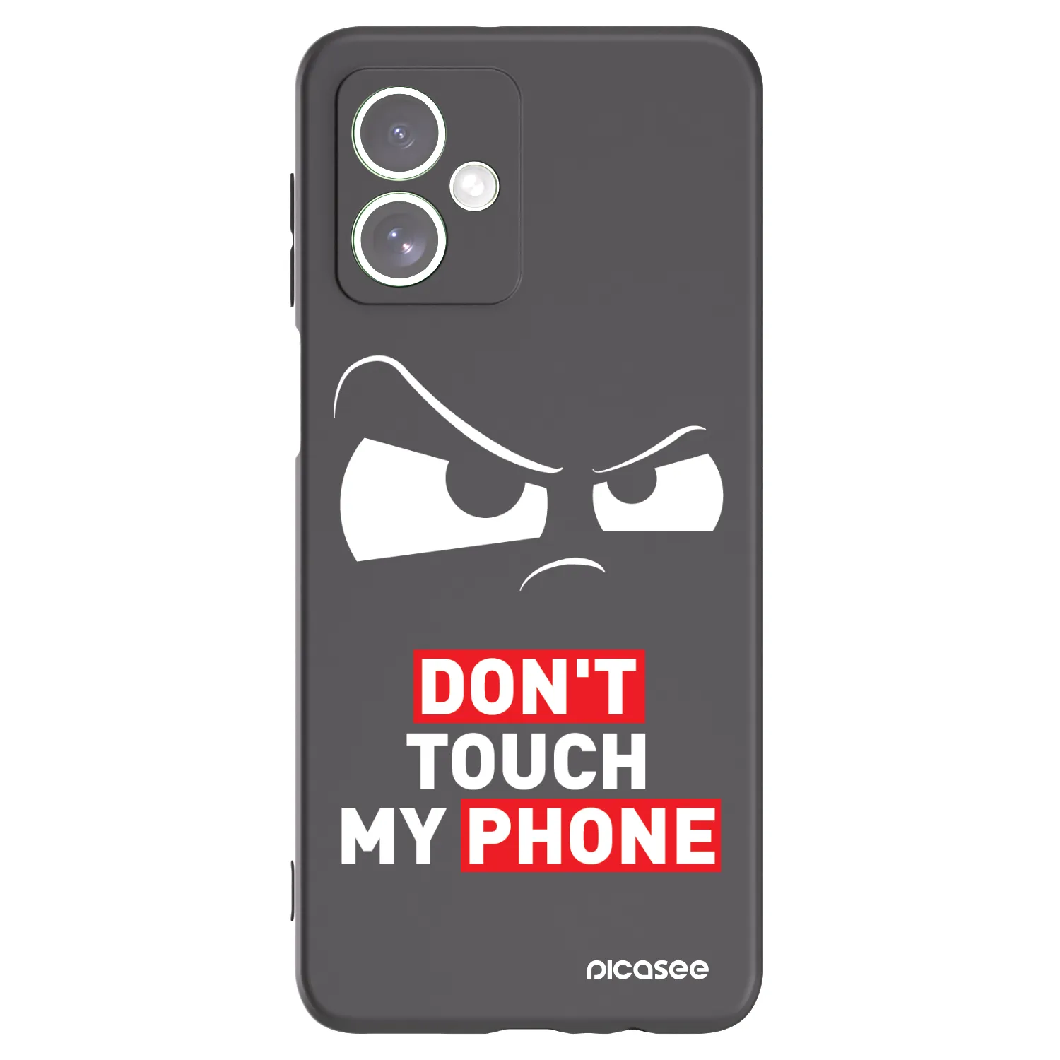 Picasee silikonový černý obal pro Motorola Moto G54 5G - Cloudy Eye - Transparent