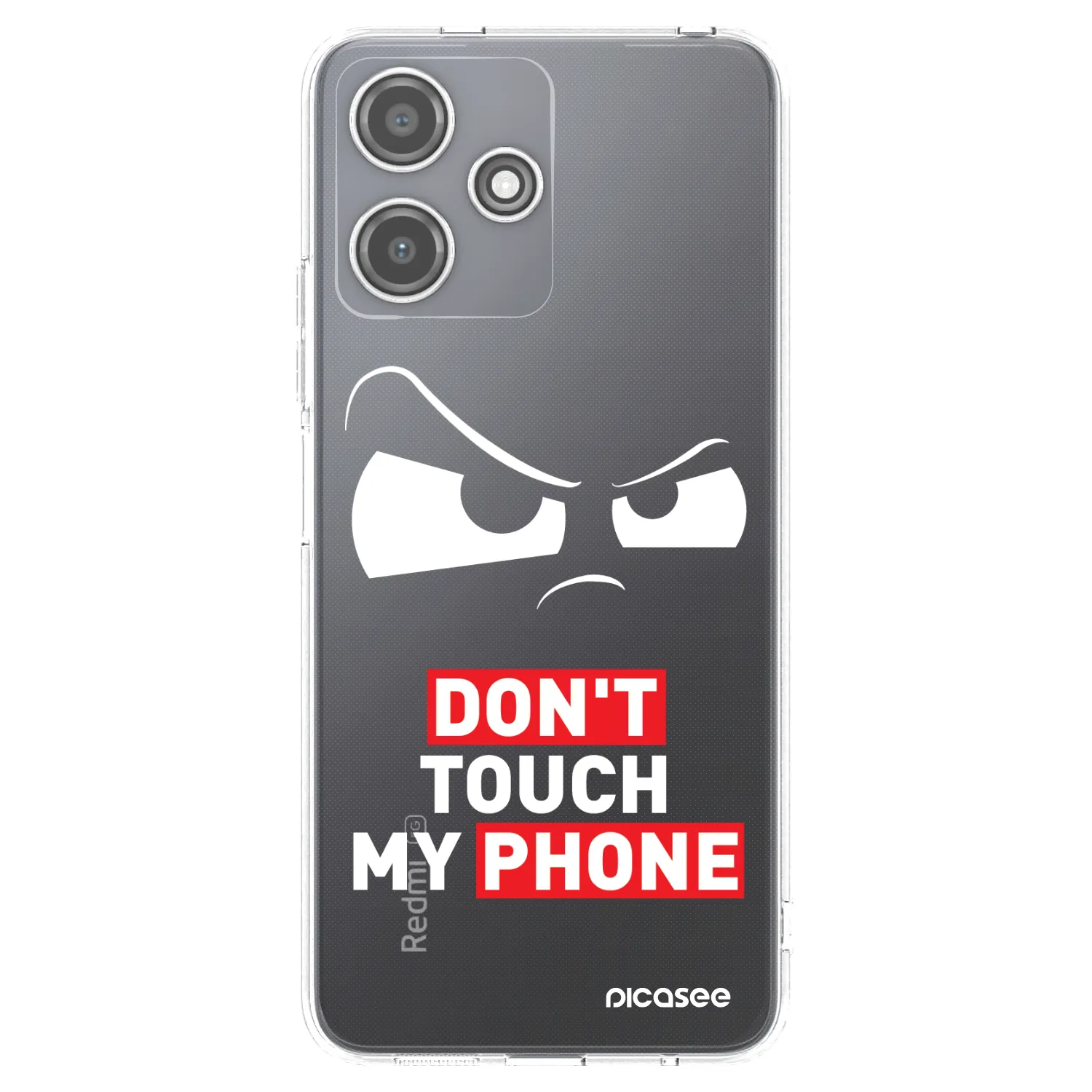 Picasee silikonový průhledný obal pro Xiaomi Redmi 12 5G - Cloudy Eye - Transparent