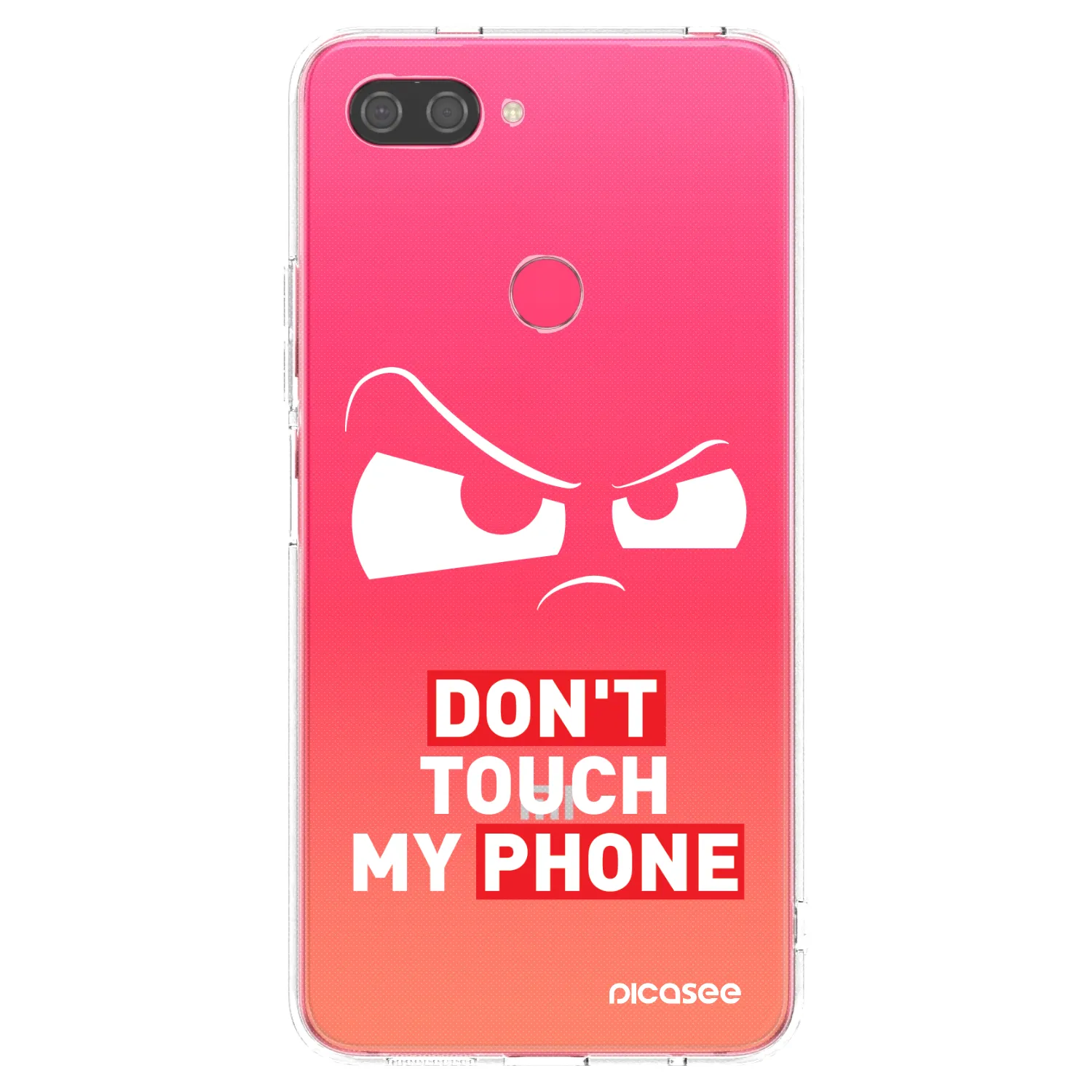 Picasee silikonový průhledný obal pro Xiaomi Mi 8 Lite - Cloudy Eye - Transparent