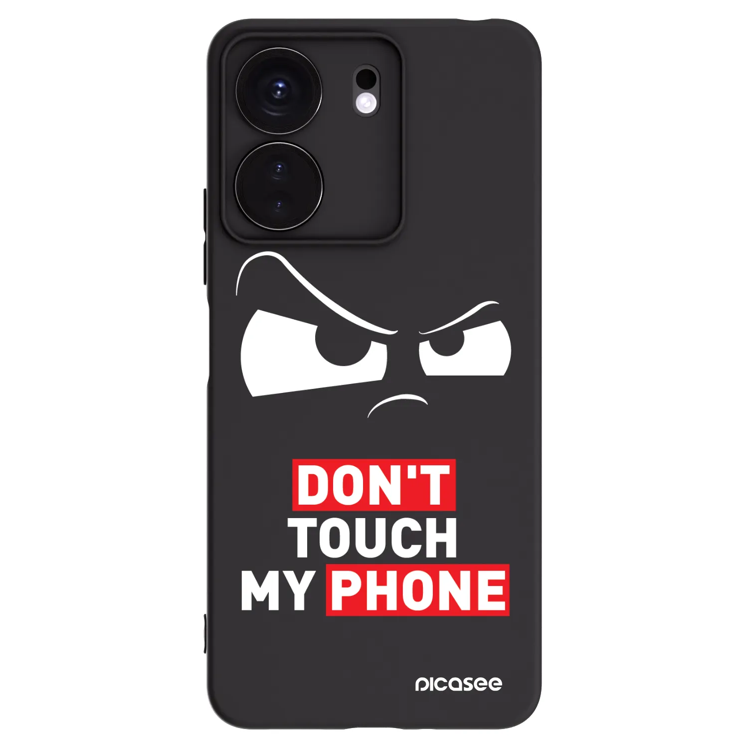 Picasee silikonový černý obal pro Xiaomi Redmi 13C 4G - Cloudy Eye - Transparent