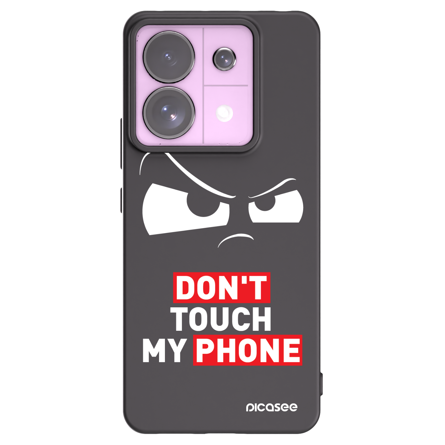 Picasee silikonový černý obal pro Xiaomi Redmi Note 13 Pro 5G - Cloudy Eye - Transparent