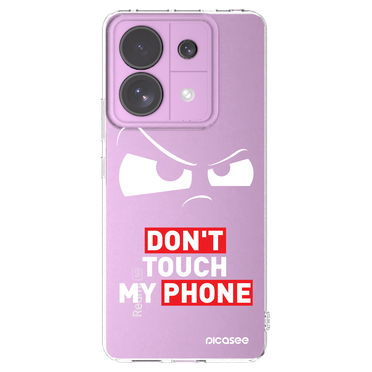 Picasee silikonový průhledný obal pro Xiaomi Redmi Note 13 Pro 5G - Cloudy Eye - Transparent