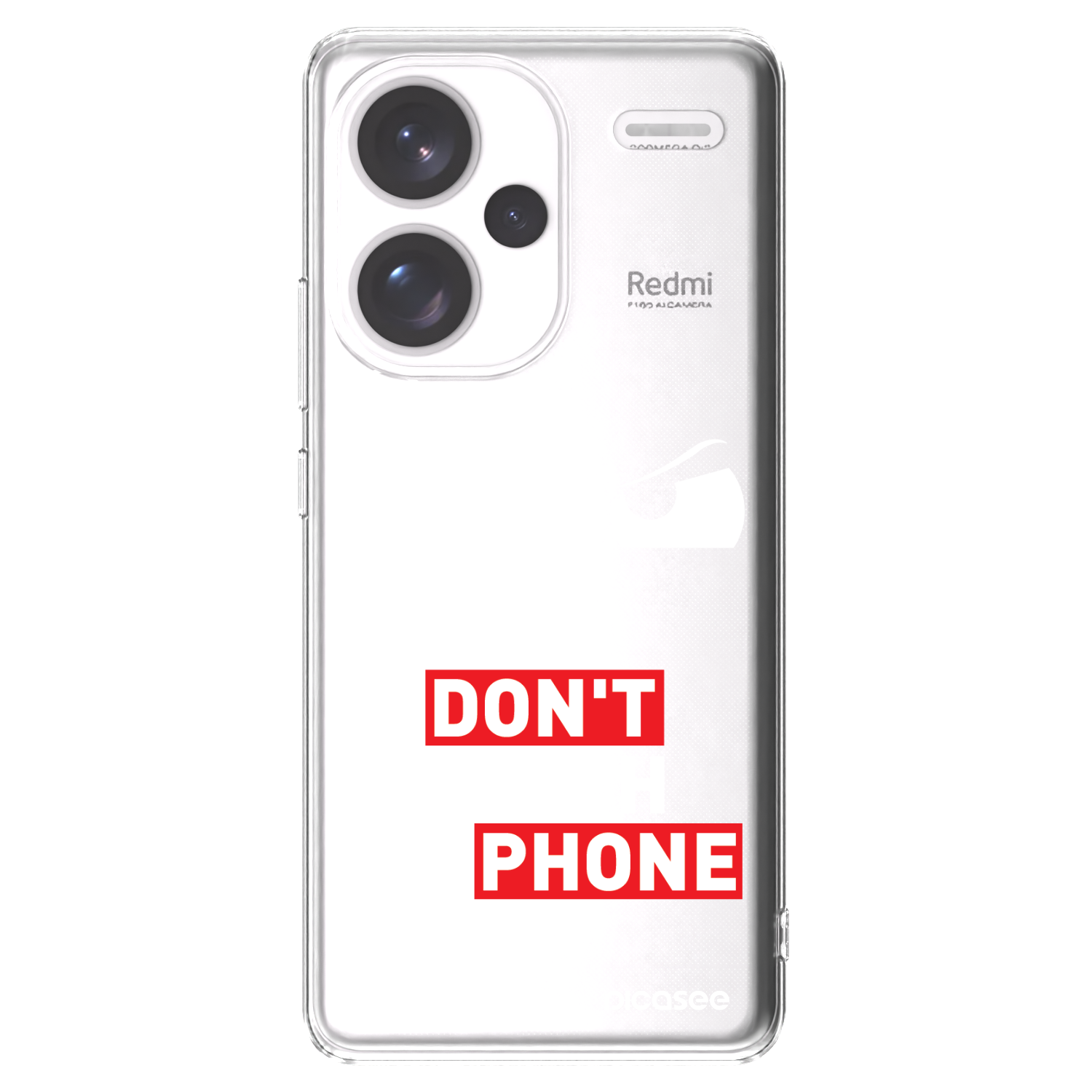 Picasee silikonový průhledný obal pro Xiaomi Redmi Note 13 Pro+ 5G - Cloudy Eye - Transparent