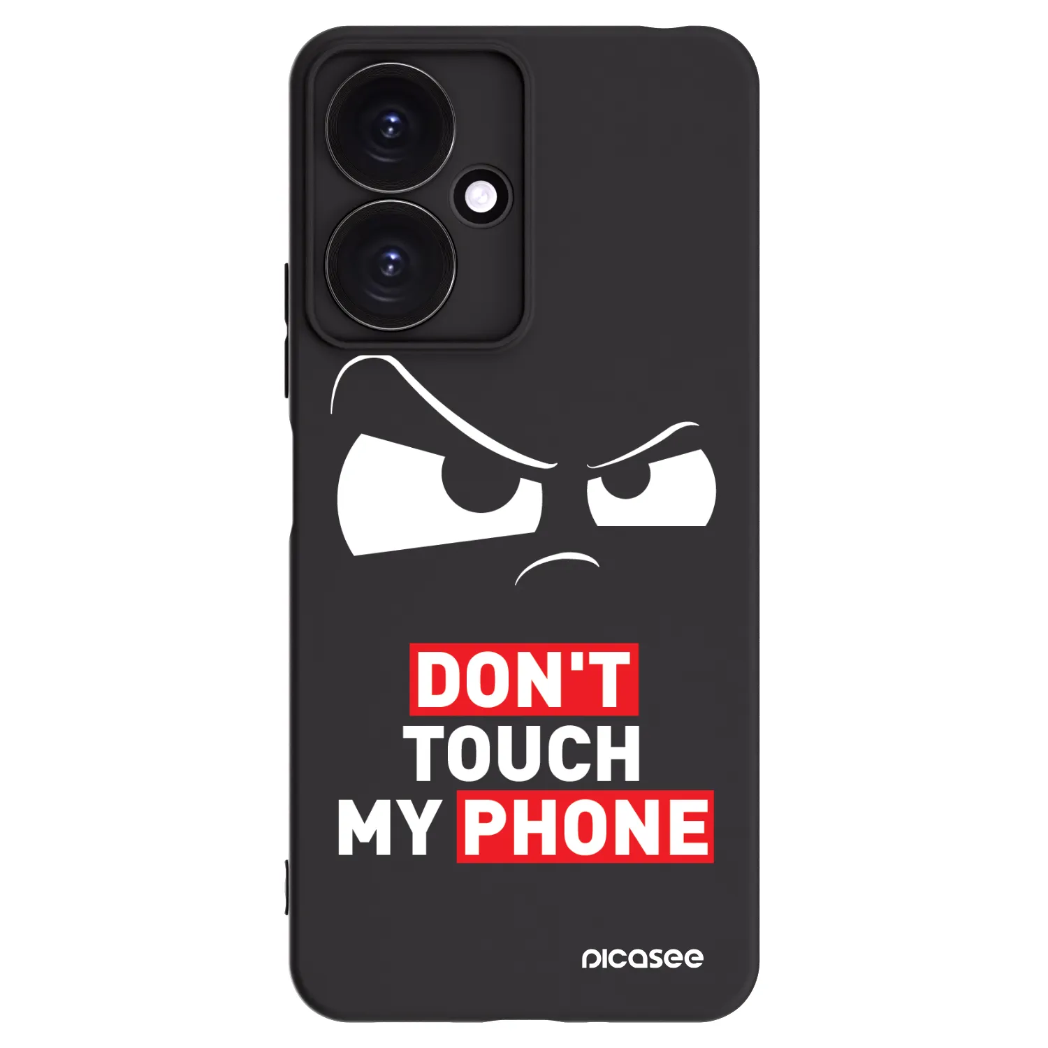 Picasee silikonový černý obal pro Xiaomi Redmi 13C 5G - Cloudy Eye - Transparent