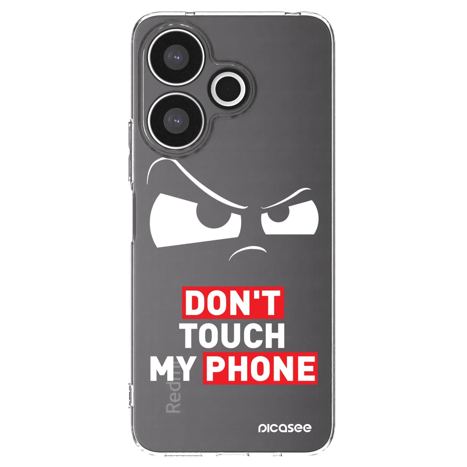 Picasee silikonový průhledný obal pro Xiaomi Redmi 13 4G - Cloudy Eye - Transparent