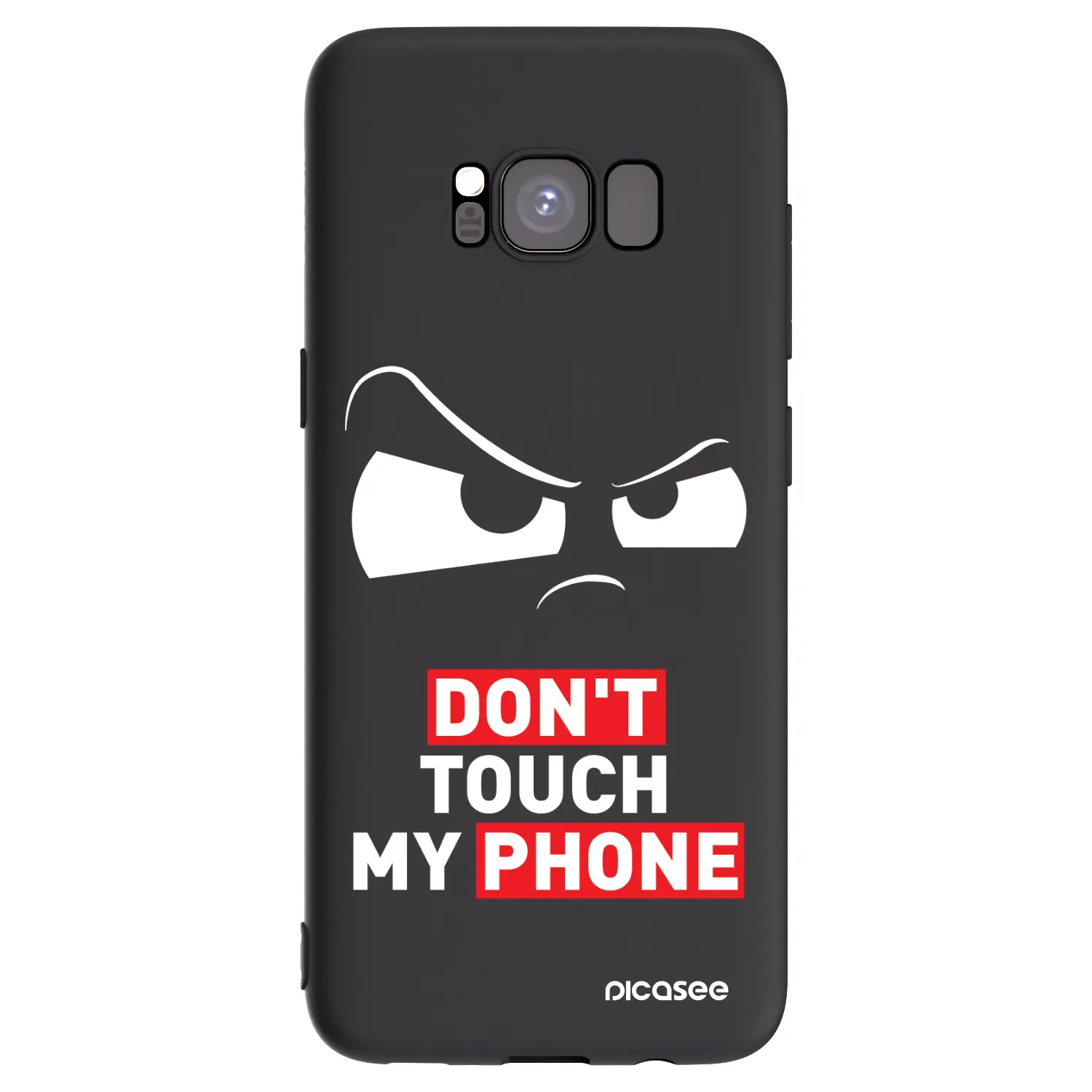 Picasee silikonový černý obal pro Samsung Galaxy S8 G950F - Cloudy Eye - Transparent