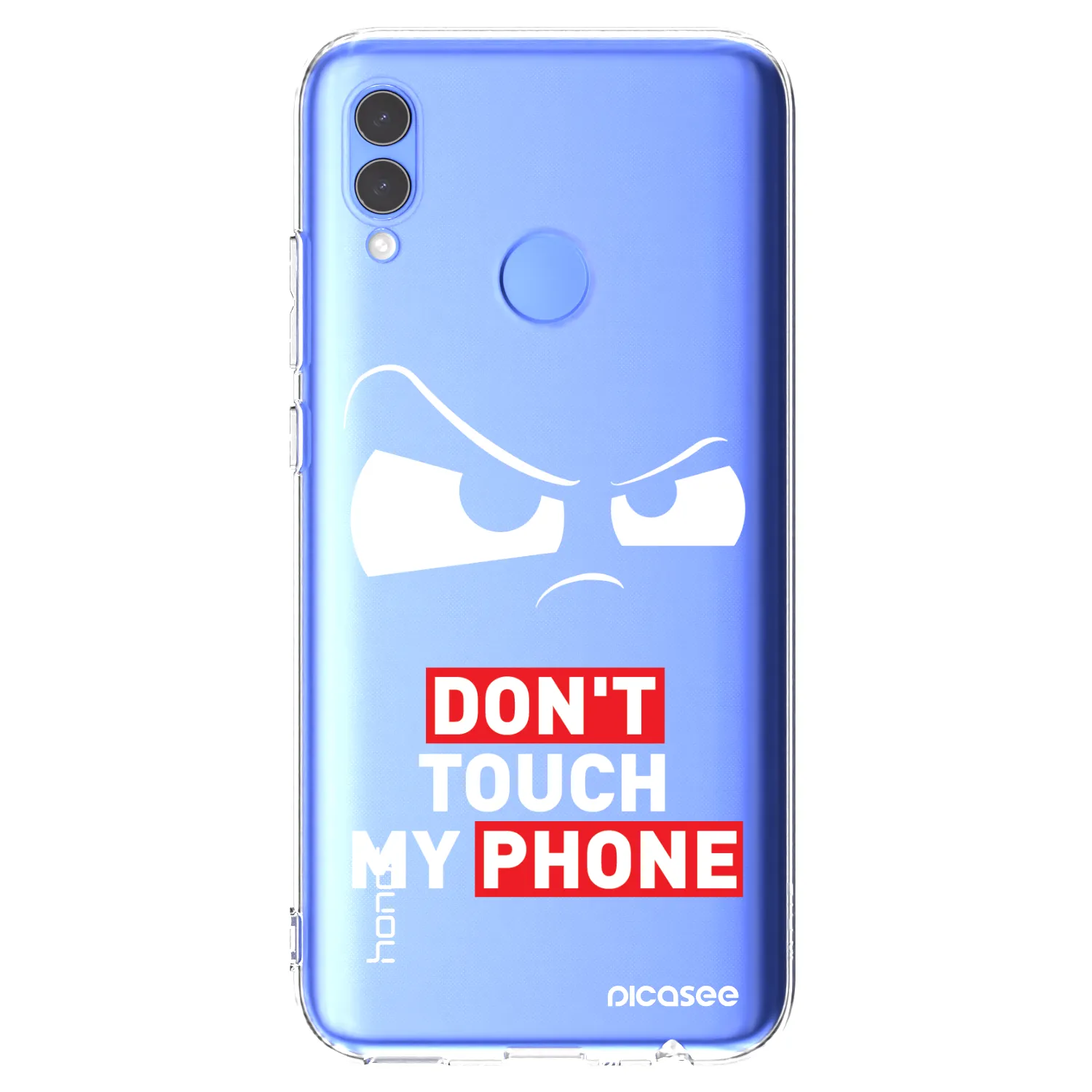 Picasee silikonový průhledný obal pro Honor 10 Lite - Cloudy Eye - Transparent