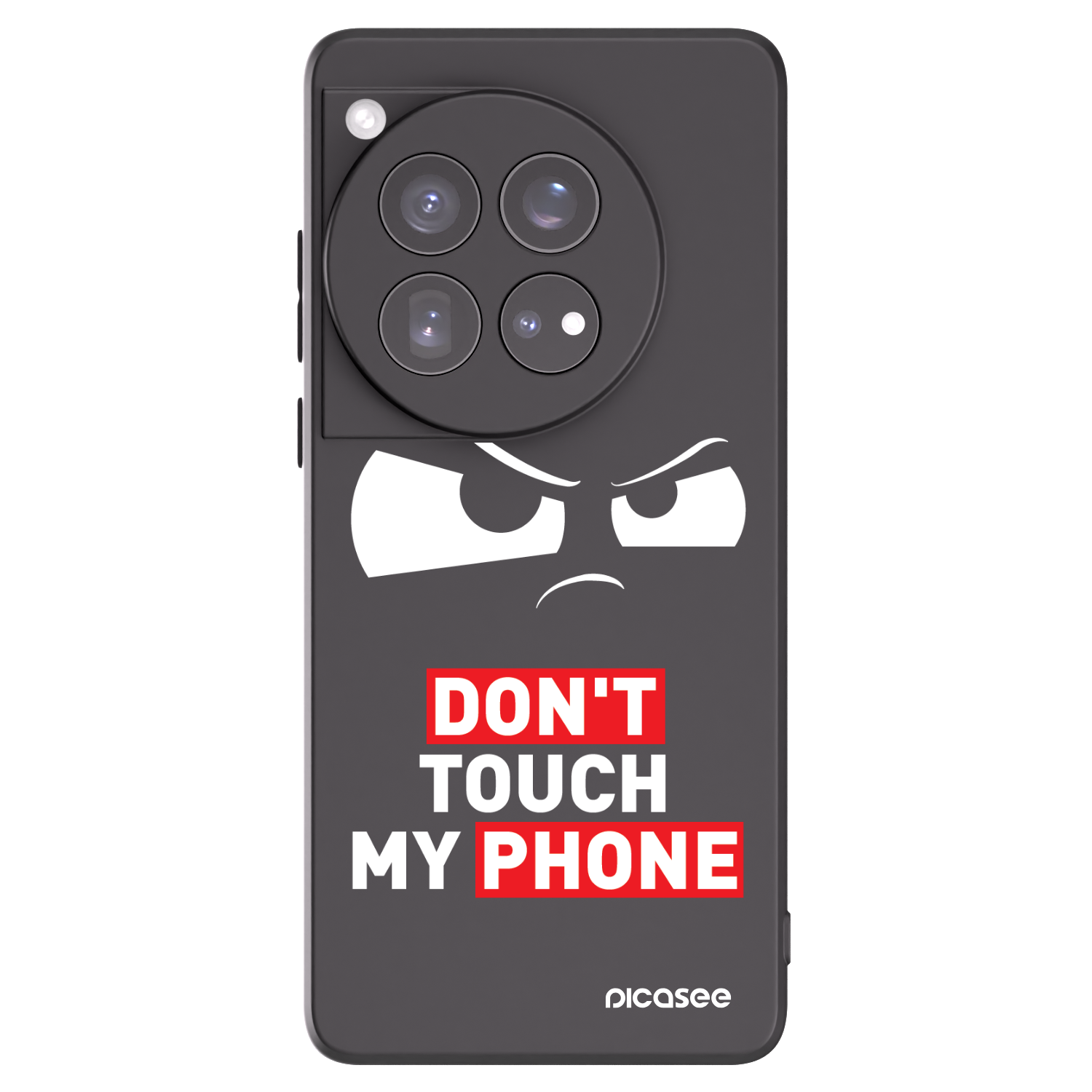 Picasee silikonový černý obal pro OnePlus 12 5G - Cloudy Eye - Transparent