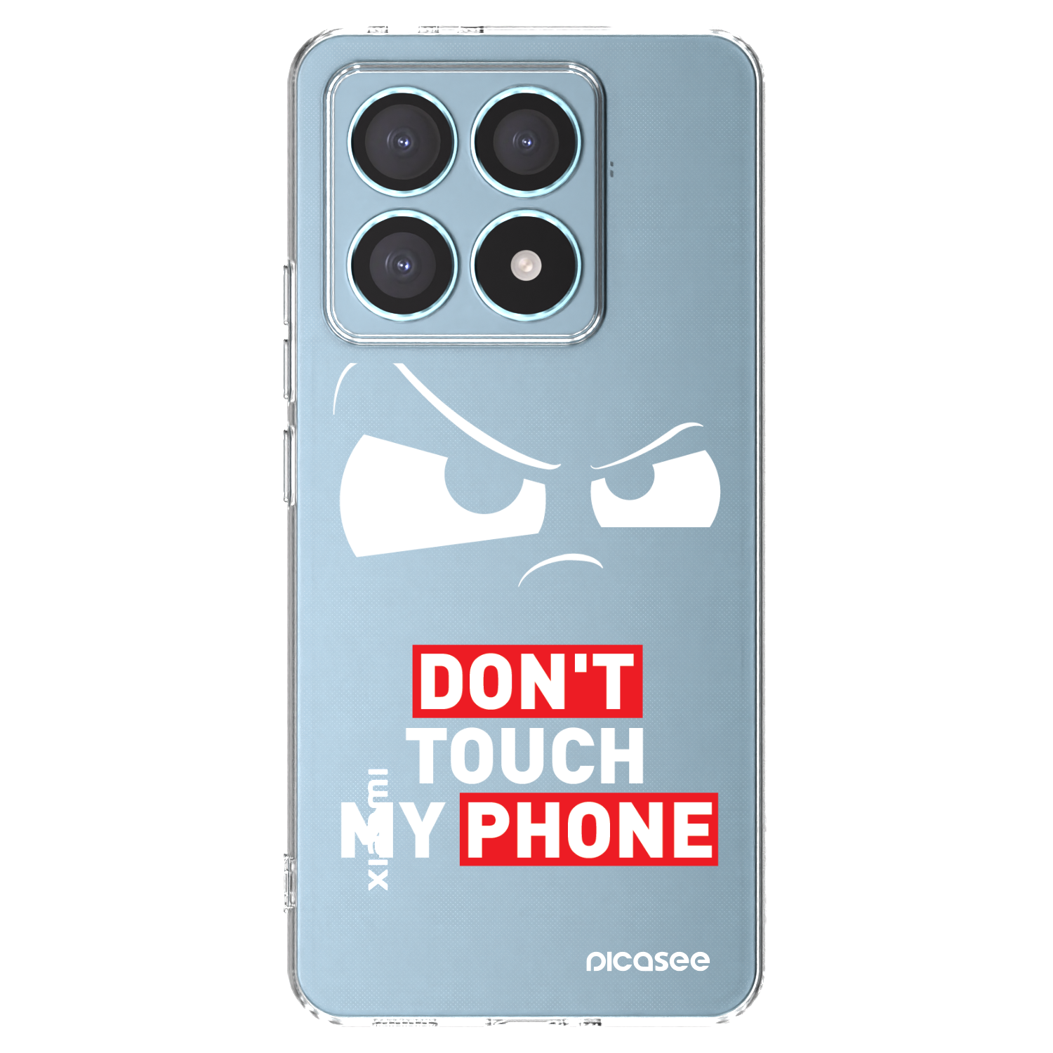 Picasee silikonový průhledný obal pro Xiaomi 14T Pro - Cloudy Eye - Transparent