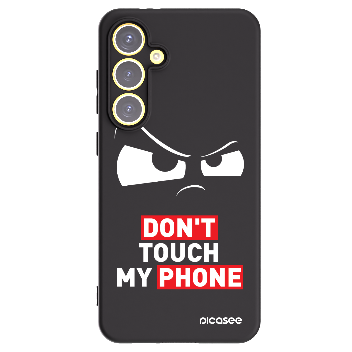 Picasee silikonový černý obal pro Samsung Galaxy S24 FE S721B - Cloudy Eye - Transparent