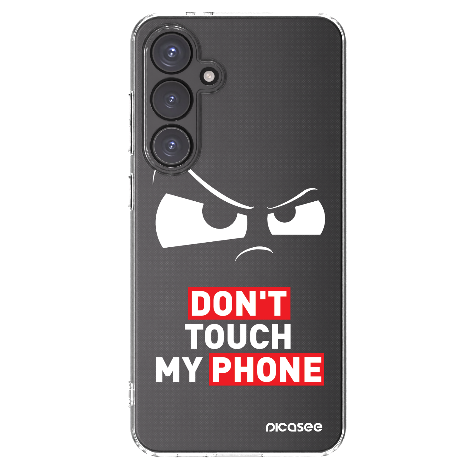 Picasee silikonový průhledný obal pro Samsung Galaxy S24 FE S721B - Cloudy Eye - Transparent