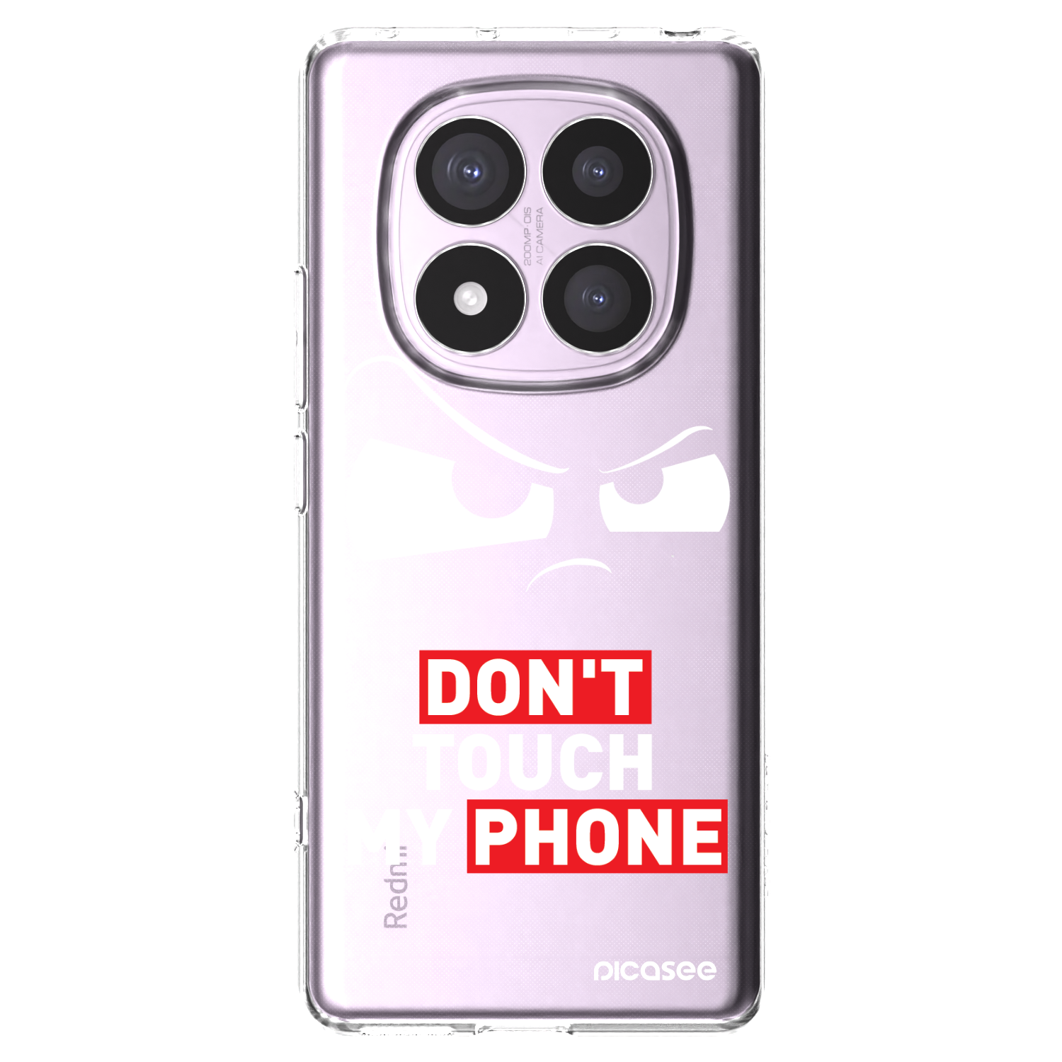 Picasee silikonový průhledný obal pro Xiaomi Redmi Note 14 Pro 5G - Cloudy Eye - Transparent