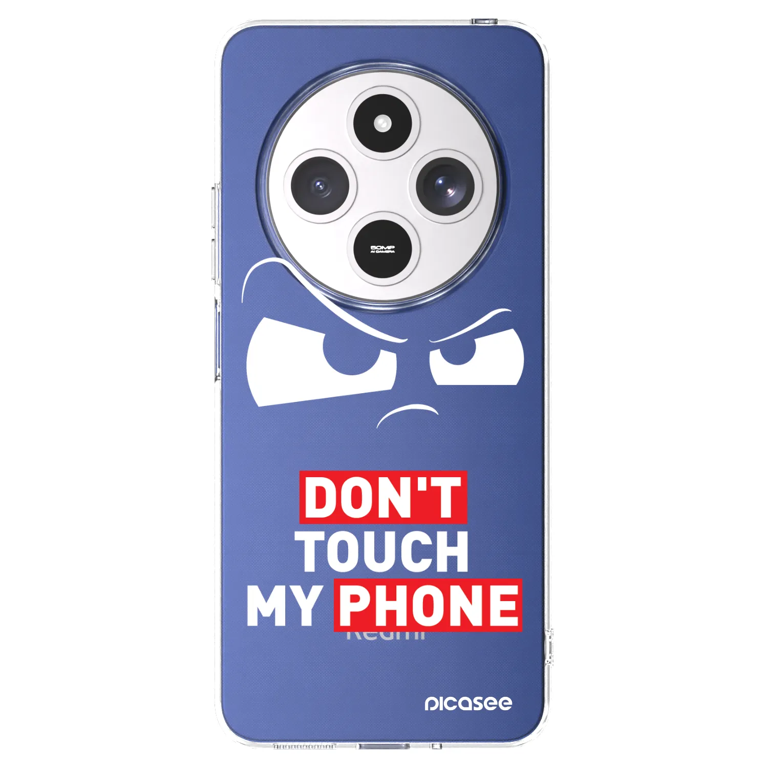 Picasee silikonový průhledný obal pro Xiaomi Redmi 14C - Cloudy Eye - Transparent