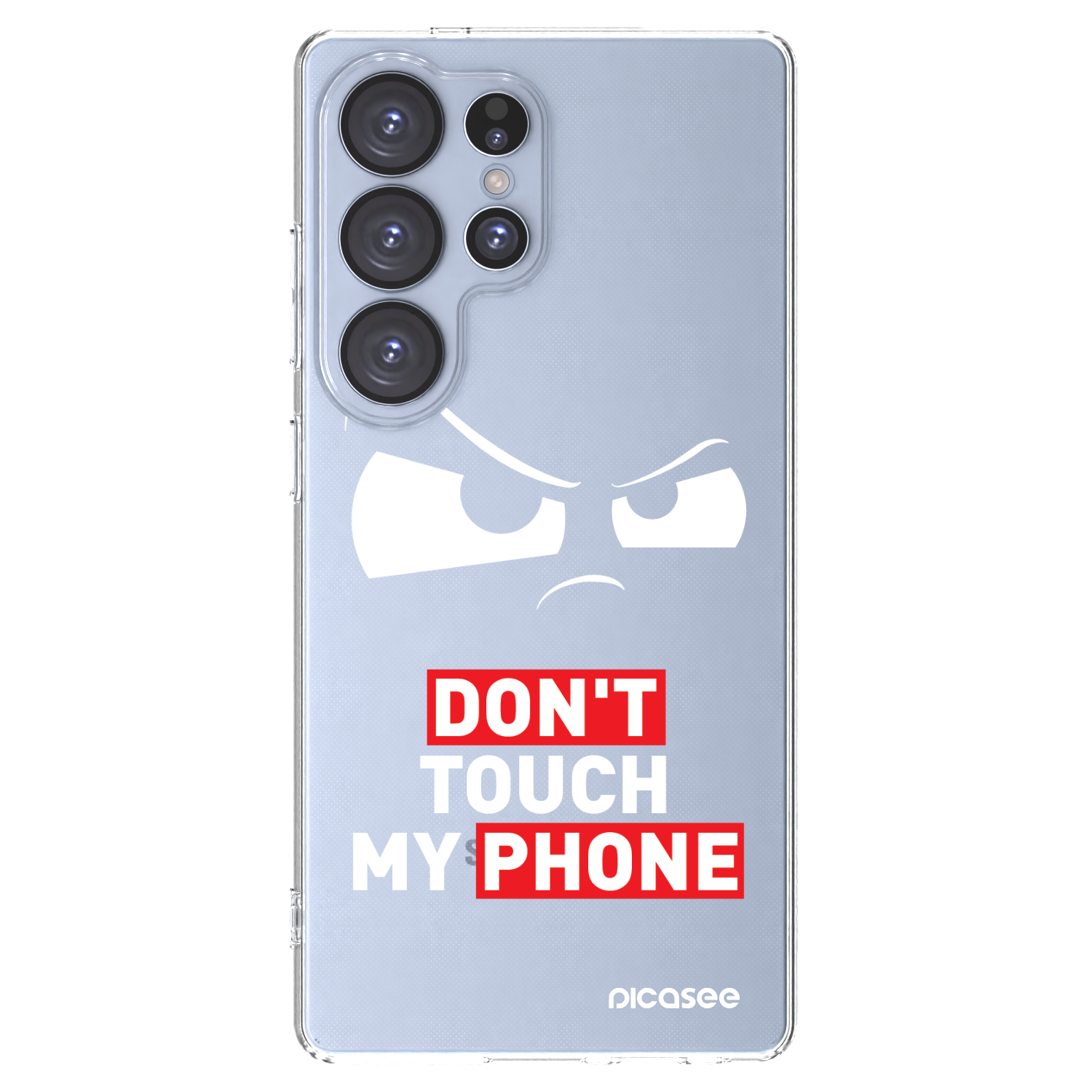 Picasee silikonový průhledný obal pro Samsung Galaxy S25 Ultra 5G - Cloudy Eye - Transparent