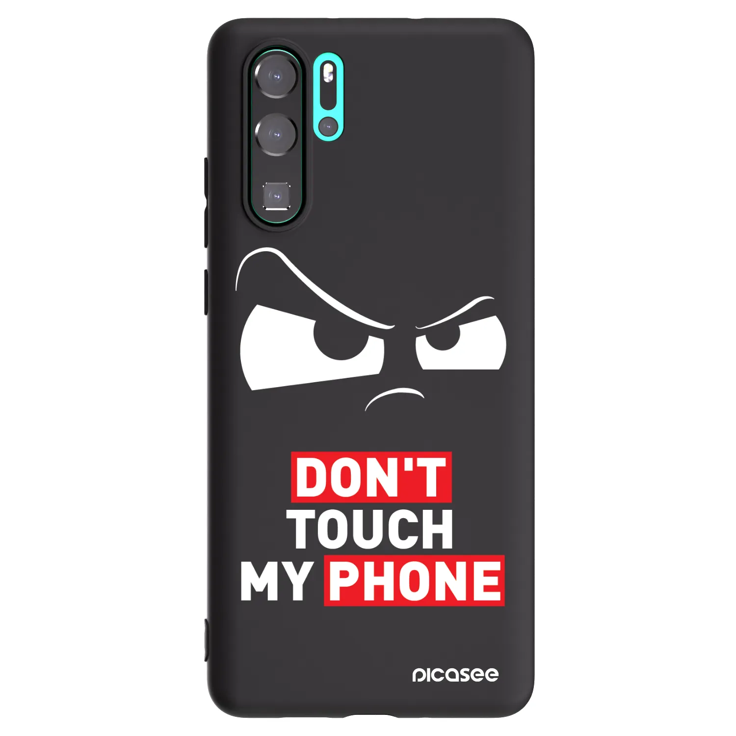 Picasee silikonový černý obal pro Huawei P30 Pro - Cloudy Eye - Transparent