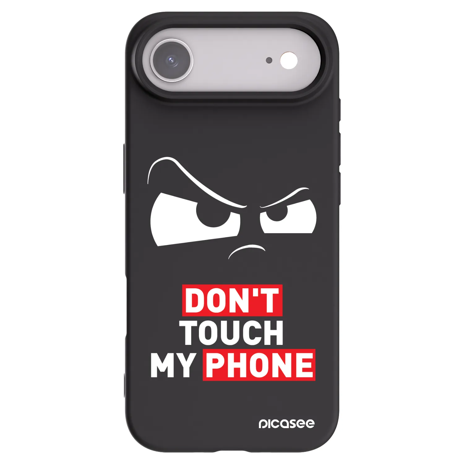 Picasee silikonový černý obal pro Apple iPhone Air - Cloudy Eye - Transparent