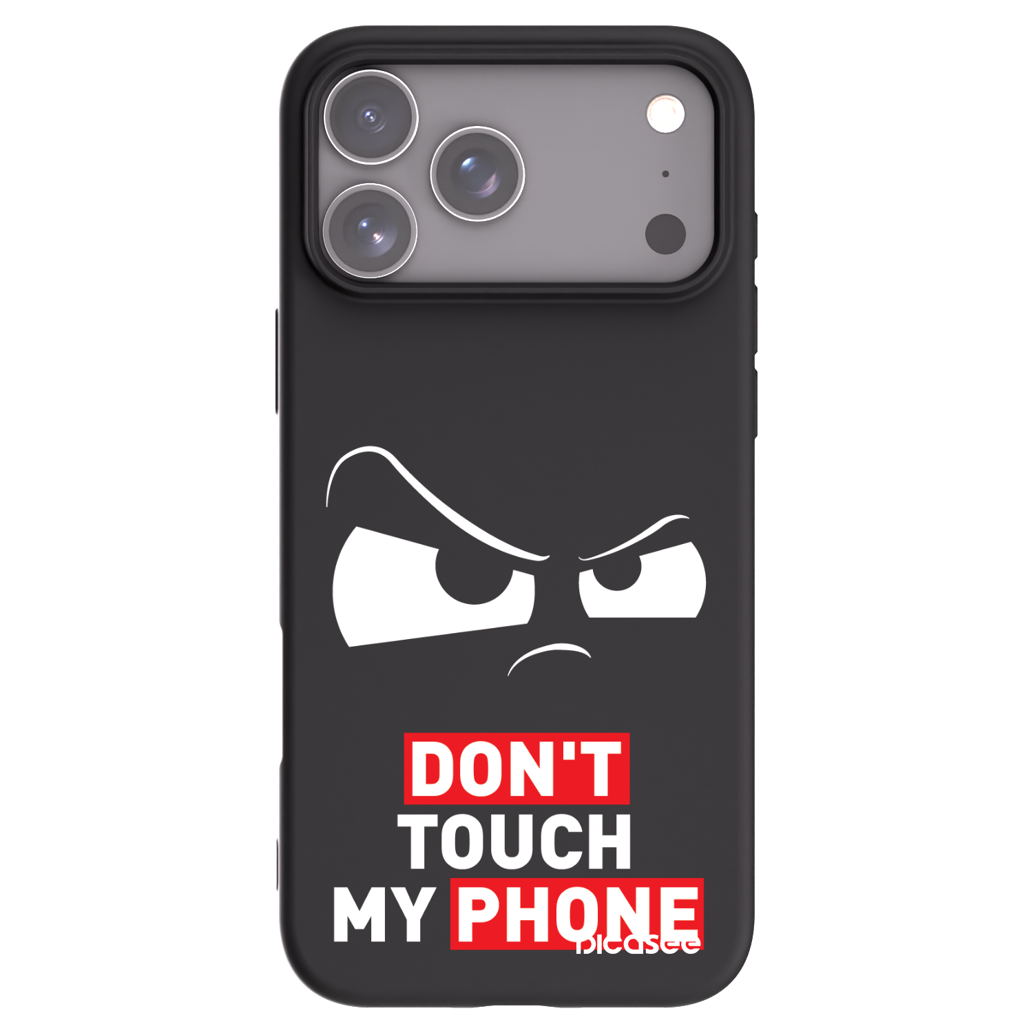 Picasee silikonový černý obal pro Apple iPhone 17 Pro Max - Cloudy Eye - Transparent