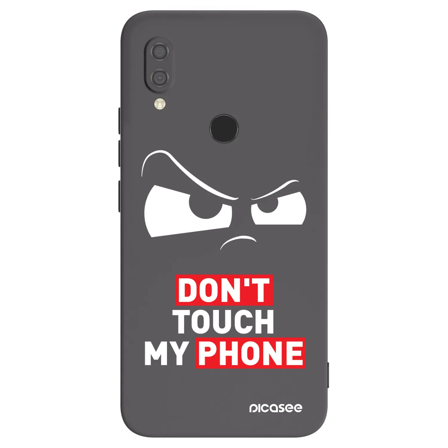 Picasee silikonový černý obal pro Xiaomi Redmi 7 - Cloudy Eye - Transparent