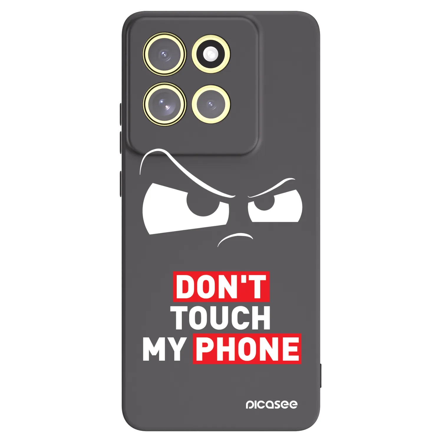 Picasee silikonový černý obal pro Motorola Moto G86 5G - Cloudy Eye - Transparent