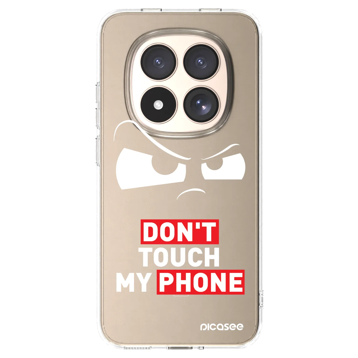 Picasee silikonový průhledný obal pro Xiaomi Redmi Note 15 Pro 4G - Cloudy Eye - Transparent
