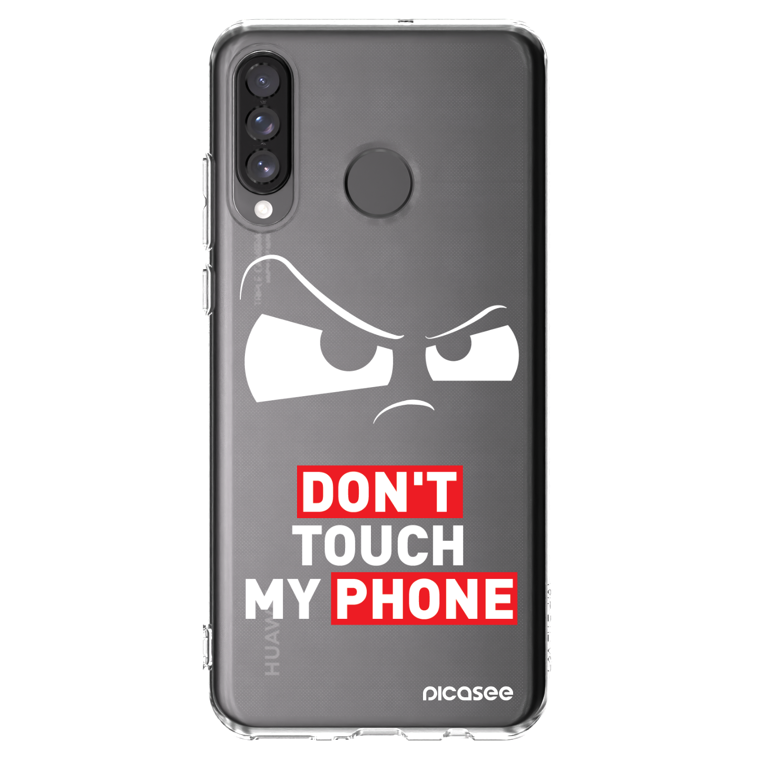 Picasee silikonový průhledný obal pro Huawei P30 Lite - Cloudy Eye - Transparent