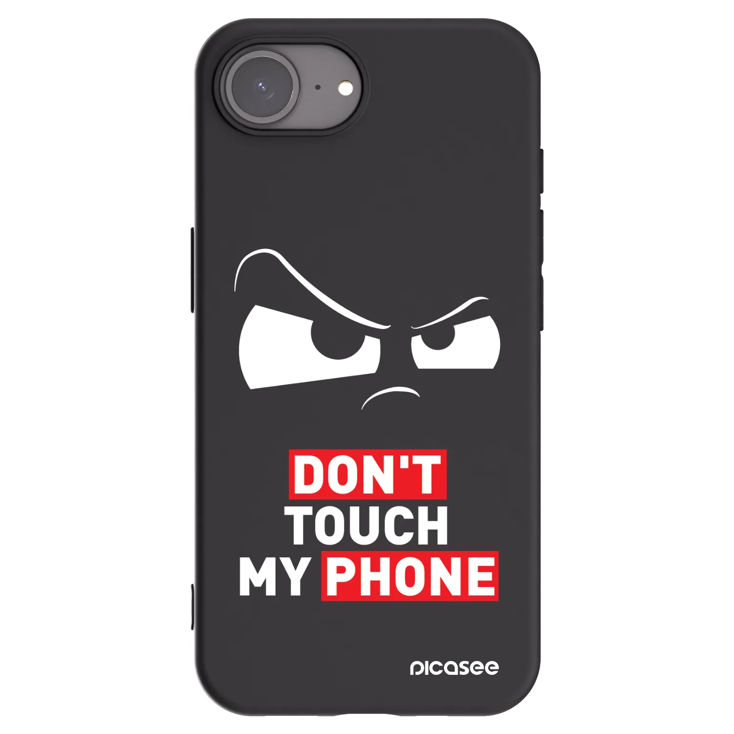 Picasee silikonový černý obal pro Apple iPhone 17e - Cloudy Eye - Transparent