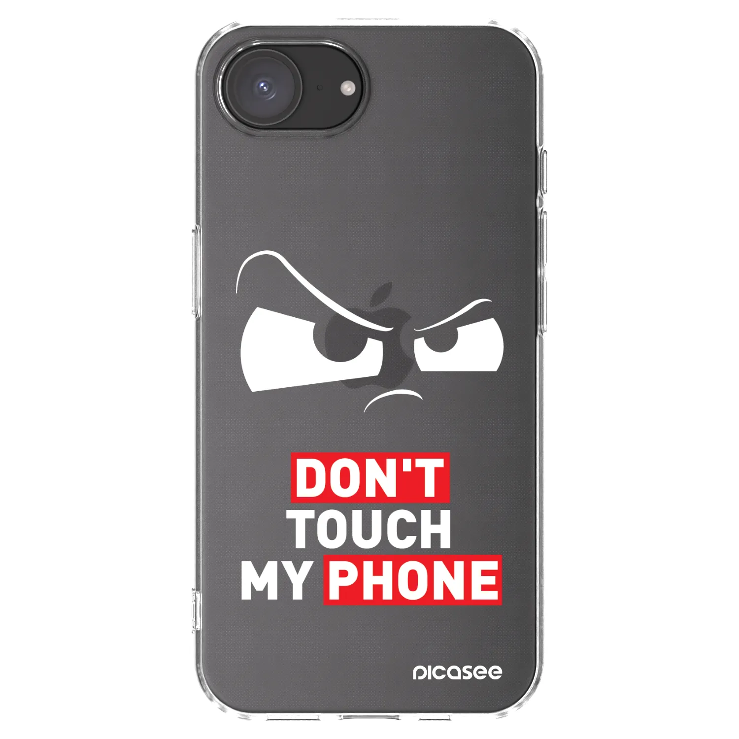 Picasee silikonový průhledný obal pro Apple iPhone 17e - Cloudy Eye - Transparent