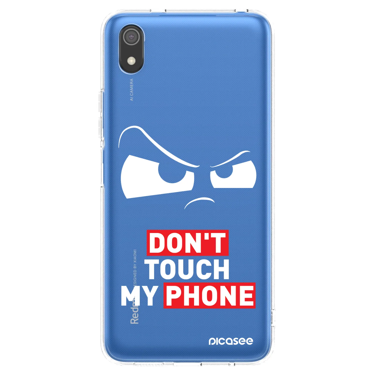 Picasee silikonový průhledný obal pro Xiaomi Redmi 7A - Cloudy Eye - Transparent