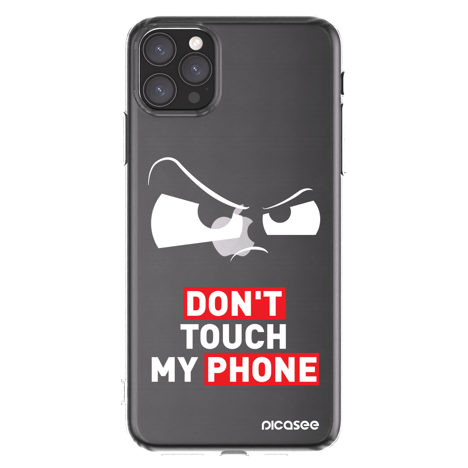 Picasee silikonový průhledný obal pro Apple iPhone 11 Pro Max - Cloudy Eye - Transparent