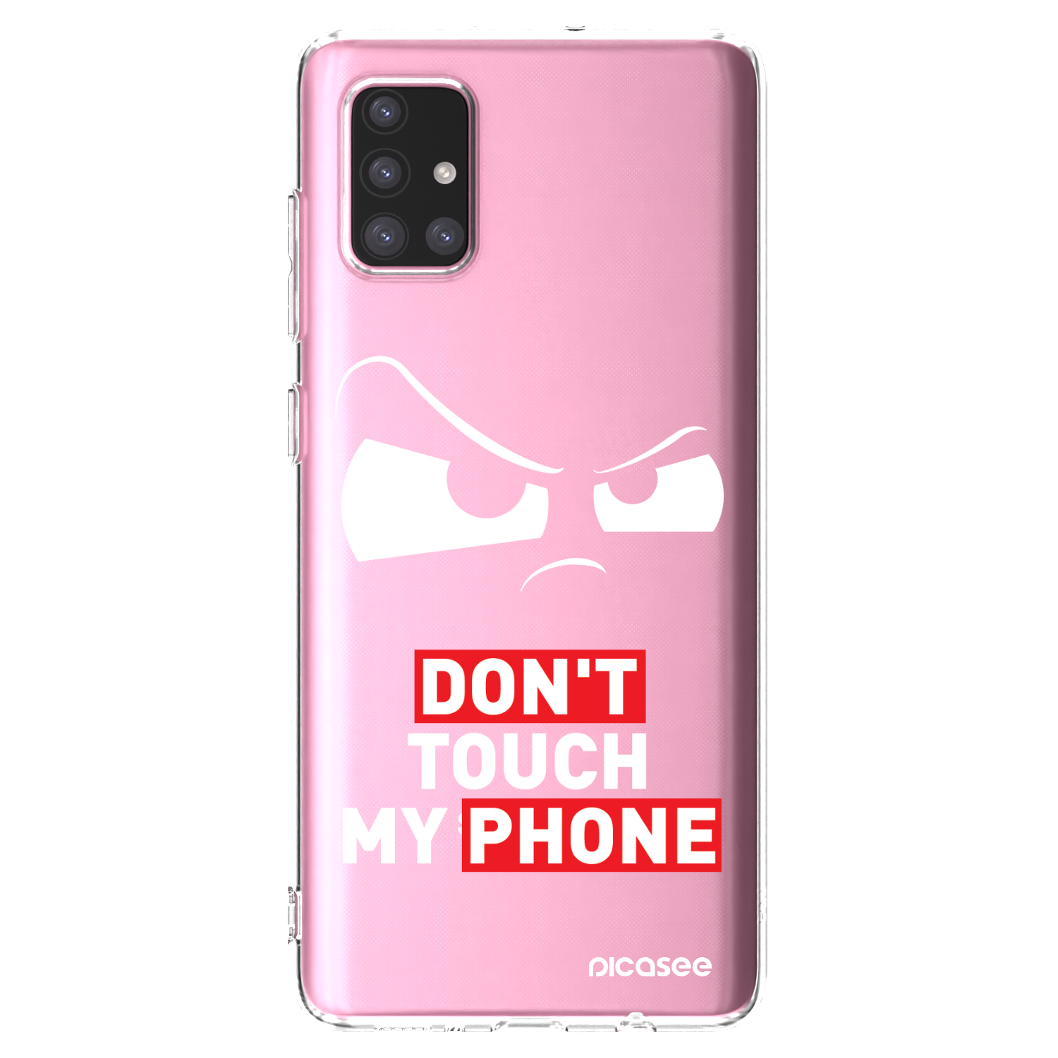 Picasee silikonový průhledný obal pro Samsung Galaxy A71 A715F - Cloudy Eye - Transparent