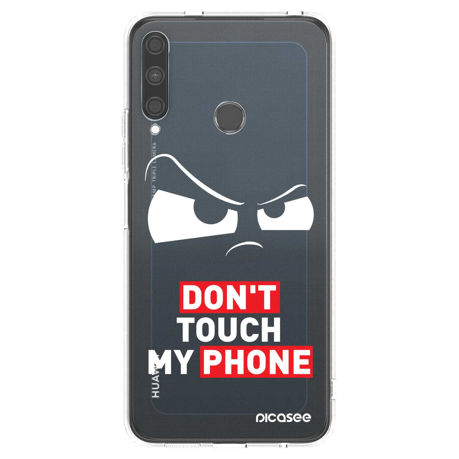 Picasee silikonový průhledný obal pro Huawei P40 Lite E - Cloudy Eye - Transparent