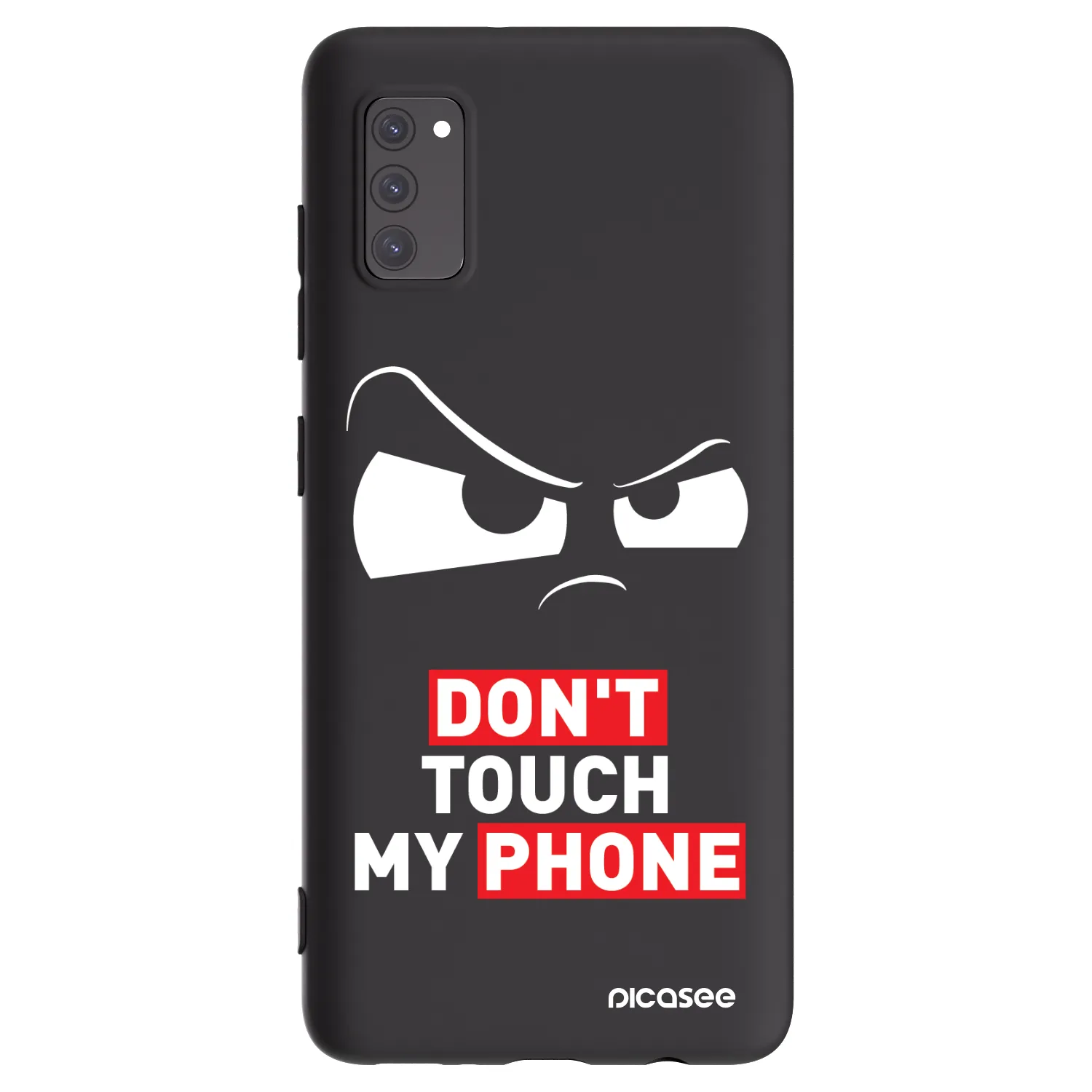 Picasee silikonový černý obal pro Samsung Galaxy A41 A415F - Cloudy Eye - Transparent