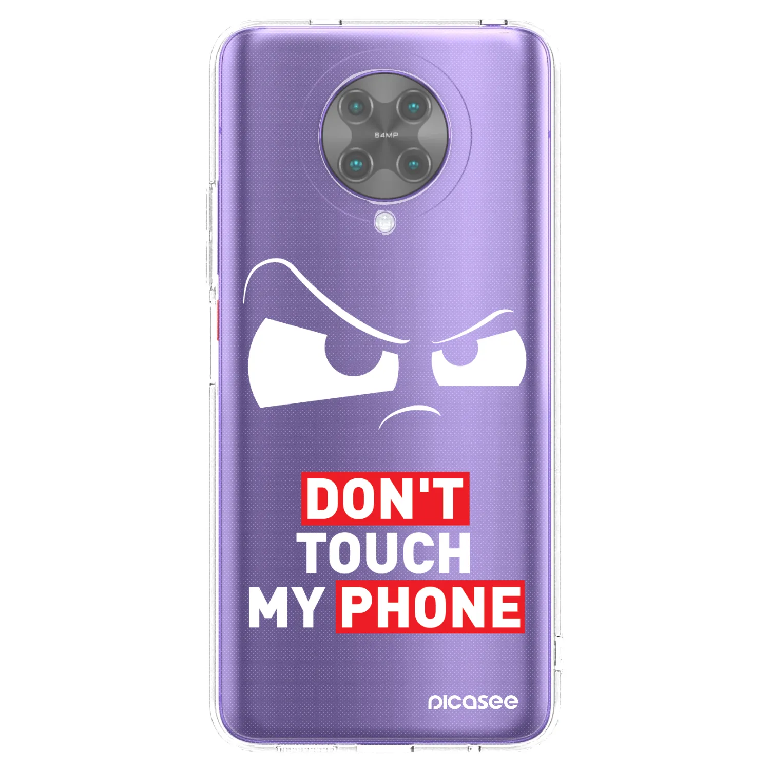Picasee silikonový průhledný obal pro Xiaomi Poco F2 Pro - Cloudy Eye - Transparent