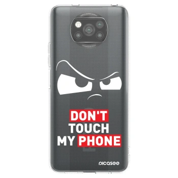 Picasee silikonový černý obal pro Xiaomi Poco X3 - Cloudy Eye - Transparent