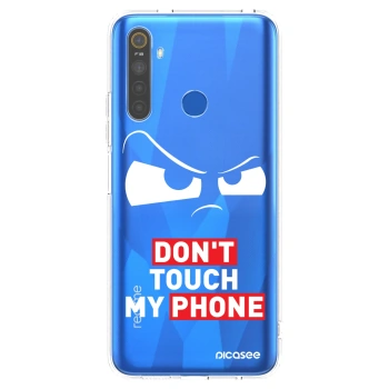 Picasee silikonový průhledný obal pro Realme 5 - Cloudy Eye - Transparent