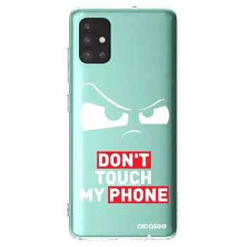 Picasee silikonový průhledný obal pro Samsung Galaxy M31s - Cloudy Eye - Transparent