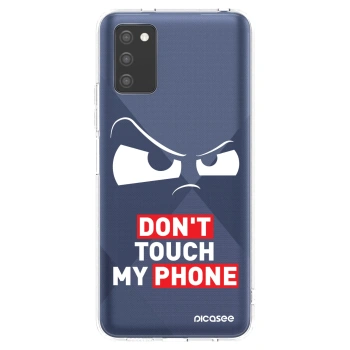 Picasee silikonový průhledný obal pro Samsung Galaxy A02s A025G - Cloudy Eye - Transparent