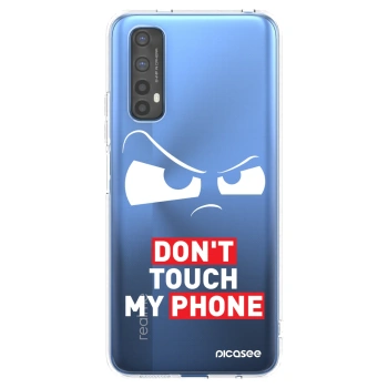 Picasee silikonový průhledný obal pro Realme 7 - Cloudy Eye - Transparent