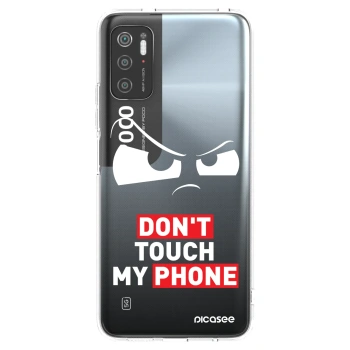Picasee silikonový průhledný obal pro Xiaomi Poco M3 Pro 5G - Cloudy Eye - Transparent