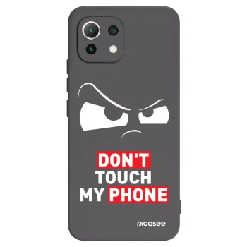 Picasee silikonový černý obal pro Xiaomi 11 Lite 5G NE - Cloudy Eye - Transparent