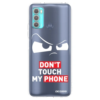 Picasee silikonový průhledný obal pro Motorola Moto G60 - Cloudy Eye - Transparent