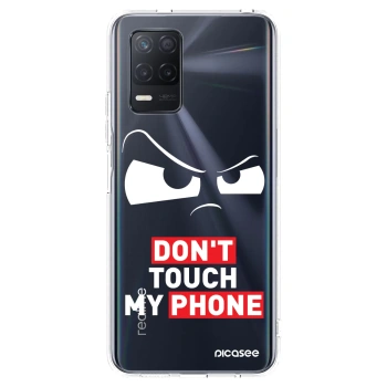 Picasee silikonový průhledný obal pro Realme 8 5G - Cloudy Eye - Transparent
