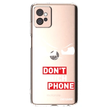 Picasee silikonový průhledný obal pro Motorola Moto G32 - Cloudy Eye - Transparent