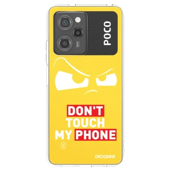 Picasee silikonový černý obal pro Xiaomi Poco X5 Pro - Cloudy Eye - Transparent