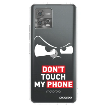 Picasee silikonový průhledný obal pro Motorola Moto G72 - Cloudy Eye - Transparent