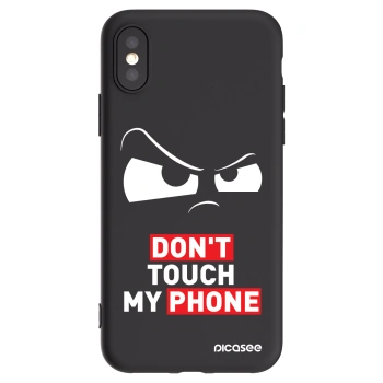 Picasee silikonový černý obal pro Apple iPhone X/XS - Cloudy Eye - Transparent