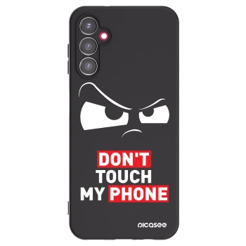Picasee silikonový černý obal pro Samsung Galaxy A14 5G A146P - Cloudy Eye - Transparent