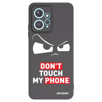 Picasee silikonový černý obal pro Xiaomi Redmi Note 12 4G - Cloudy Eye - Transparent