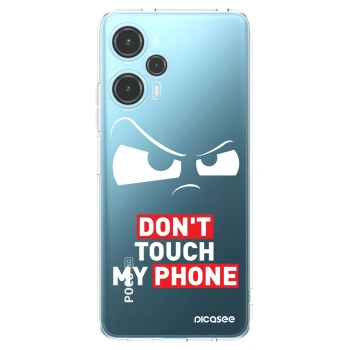 Picasee silikonový průhledný obal pro Xiaomi Poco F5 - Cloudy Eye - Transparent